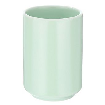 Ceramic Tea Cups 8oz/240ml Simple Solid Color No Handle Ceramic Tea Mug Matte Glazed Cylindrical Cup