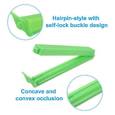 Sealing Clips 3.5 Inch, 10 Pack Reusable Plastic Bag Clamp Sealer for Home Kitchen Food Storage