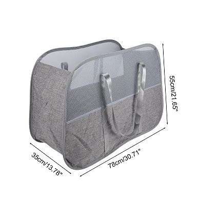 Back-shoulder Style Laundry Basket 30.71"x13.78"x21.65" 1 Pc