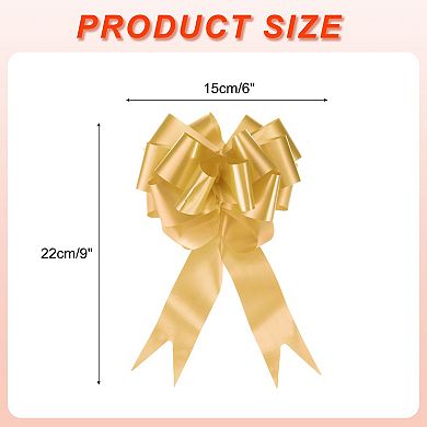 20pcs 6 Inch Large Pull Bow Big Gift Wrapping Bows Ribbon for Presents