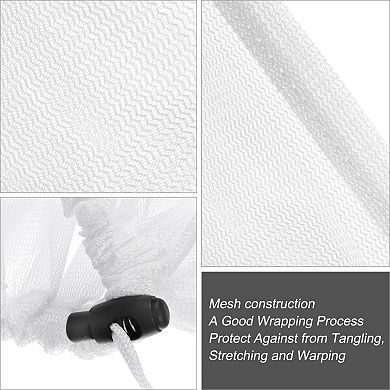 15.7"x19.7" Mesh Laundry Bags with Drawstring Small Clothes Mesh Wash Bags