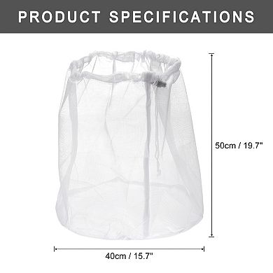 15.7"x19.7" Mesh Laundry Bags with Drawstring Small Clothes Mesh Wash Bags