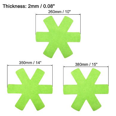 Pot and Pan Protectors, Set of 12, 3 Different Size Pot Separator, Stacking Pan Protectors Dividers