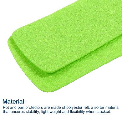 Pot and Pan Protectors, Set of 12, 3 Different Size Pot Separator, Stacking Pan Protectors Dividers