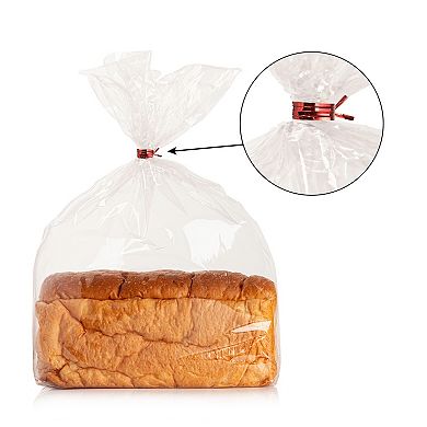 4" Twist Ties, Metallic Twist Ties, Reusable Plastic Coated Twist Ties for Bakery, Goodie Bag 800Pcs