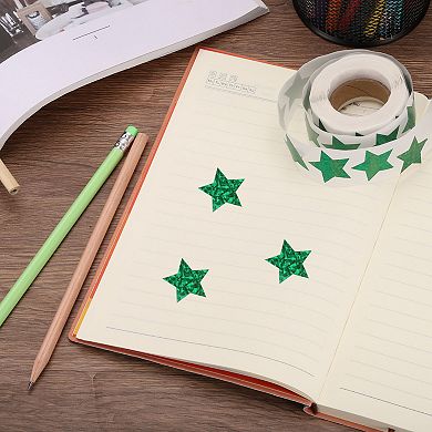 1000pcs Star Stickers 1 Inch Self-Adhesive Stickers Coding Label for DIY Crafts Marking