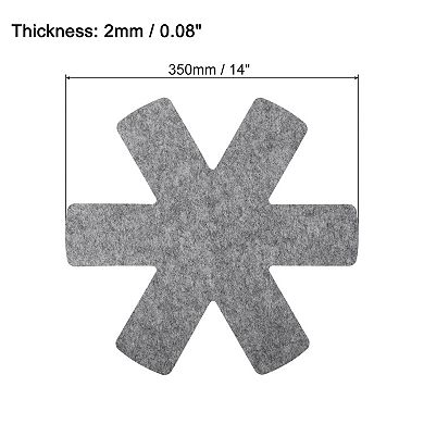 Pot and Pan Protectors, 3pcs 350mm 14 Inch Pot Separator, Stacking Pan Protectors Dividers