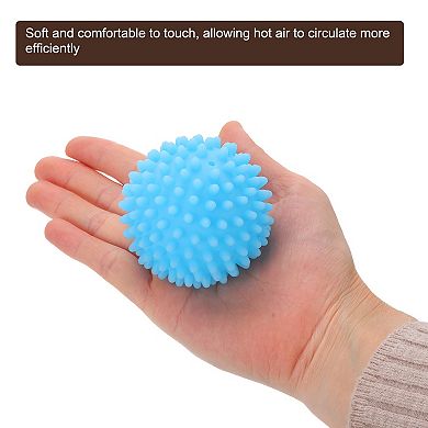 4pcs Reusable Laundry Vinyl Drying Balls for Reduce Wrinkles Static Fabric Softener