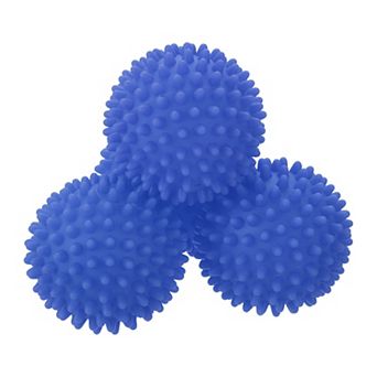 4 pc Reusable Laundry Vinyl Drying Balls for Reduce Wrinkles Static Fabric Softener