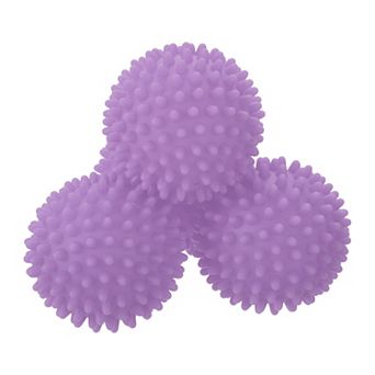 4 pc Reusable Laundry Vinyl Drying Balls for Reduce Wrinkles Static Fabric Softener