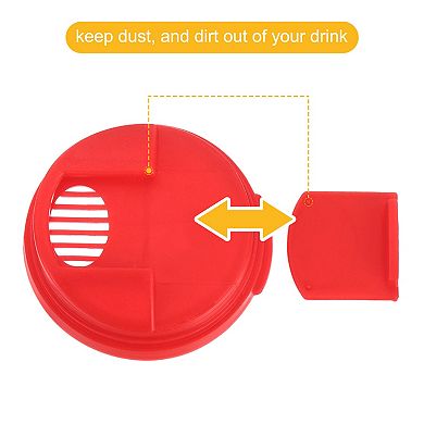 Soda Can Lids, 6pcs 3 Colors - Plastic Can Covers, Can Toppers Fit Standard Size for Soda Beverage