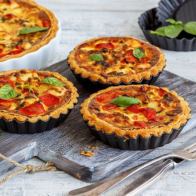 30pcs Cupcake Baking Tool, Stainless Steel Mini Cupcake Cake Pans Baking Tool, 2.9 x 0.8 inch