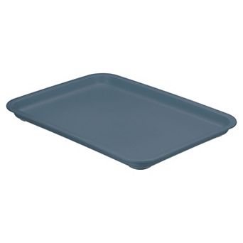 14x10" Fast Food Tray, Plastic Reusable Multi-Purpose Rectangle Serving Tray for Home Kitchen