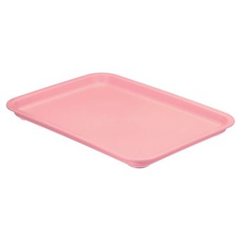 15"x10" Fast Food Tray, Plastic Reusable Multi-Purpose Rectangle Serving Tray