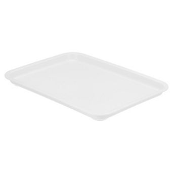 15"x10" Fast Food Tray, Plastic Reusable Multi-Purpose Rectangle Serving Tray