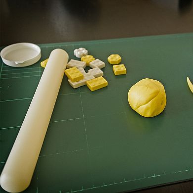 Fondant Rolling Pin 13 Inch x 0.98 Inch PP Plastic Non-Stick Fondant Roller Dough Roller Tools