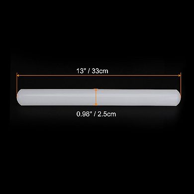 Fondant Rolling Pin 13 Inch x 0.98 Inch PP Plastic Non-Stick Fondant Roller Dough Roller Tools