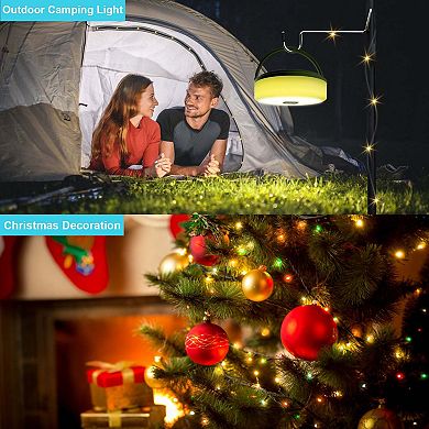 Portable 32.8 Ft Waterproof Retractable String Light