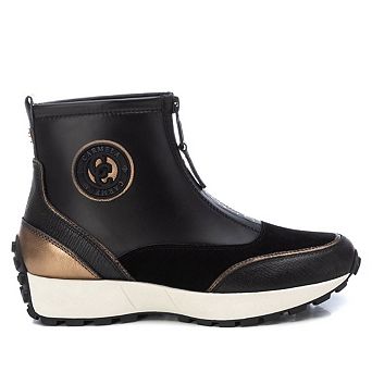 Carmela Leather Collection Women's Sneaker Booties By Xti