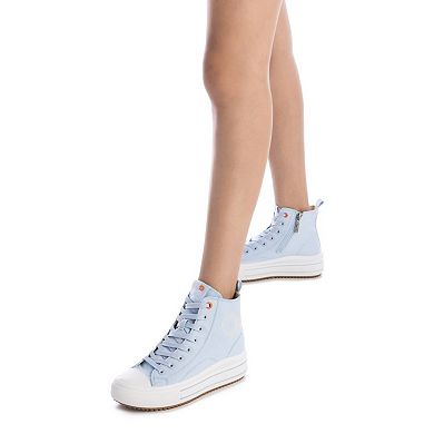 Refresh Collection Women's Casual Canvas High Top Sneakers By XTI