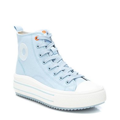 Refresh Collection Women's Casual Canvas High Top Sneakers By XTI