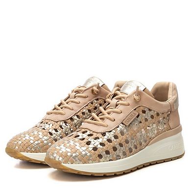 Carmela Leather Women's Braided Sneakers By XTI
