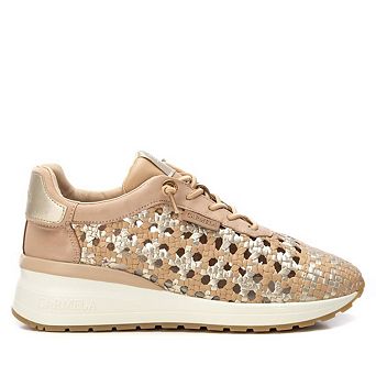 Carmela Leather Women's Braided Sneakers By XTI