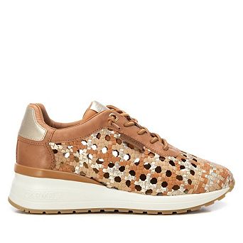 Carmela Leather Women's Braided Sneakers By XTI