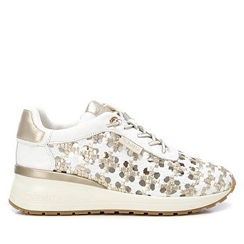 Carmela Leather Women's Braided Sneakers By XTI