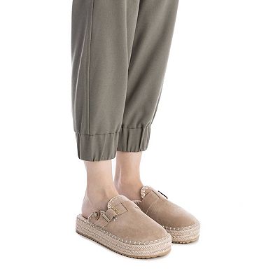 Refresh Women's Espadrille Clogs With Comfort Footbed 172543