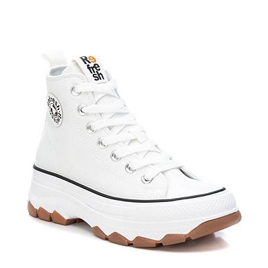 Women's Canvas High-Top Sneakers By XTI