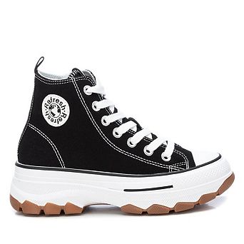 Women's Canvas High-Top Sneakers By XTI