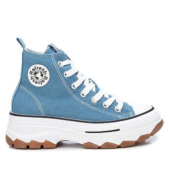 Women's Canvas High-Top Sneakers By XTI