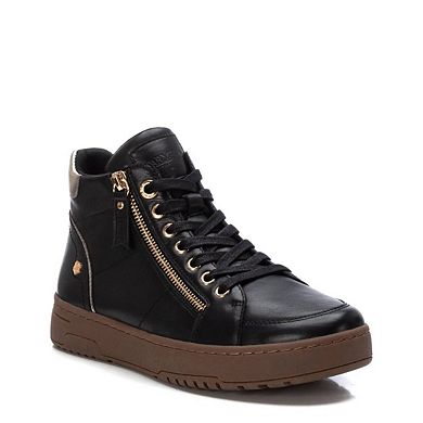 Carmela Collection Women's Leather High Top Sneakers By XTI