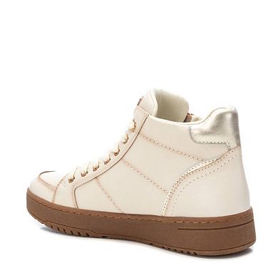 Carmela Collection Women's Leather High Top Sneakers By XTI