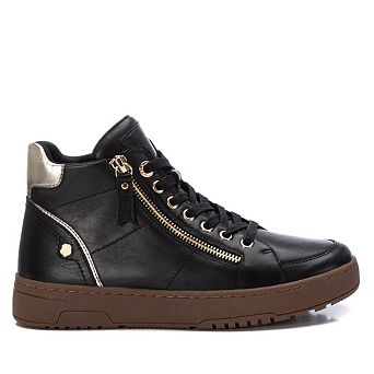 Carmela Collection Women's Leather High Top Sneakers By XTI