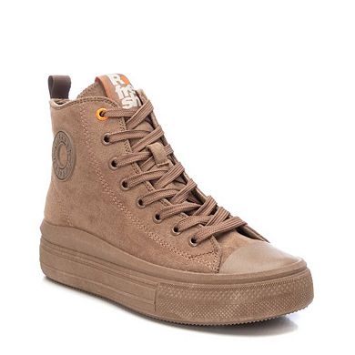 Women's Casual High Top Suede Sneakers By XTI