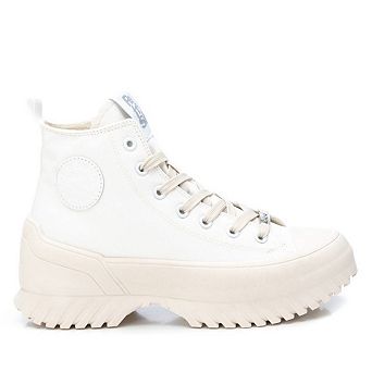 Women's Canvas Platform High-Top Sneakers By XTI