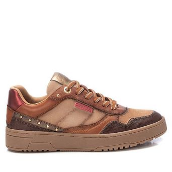 Carmela Collection Women's Leather Casual Sneakers By Xti