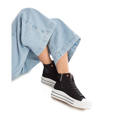 Refresh Collection Women's Canvas Sneaker Boots By Xti