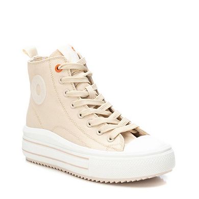 Refresh Collection Women's Casual Canvas High Top Sneakers By XTI