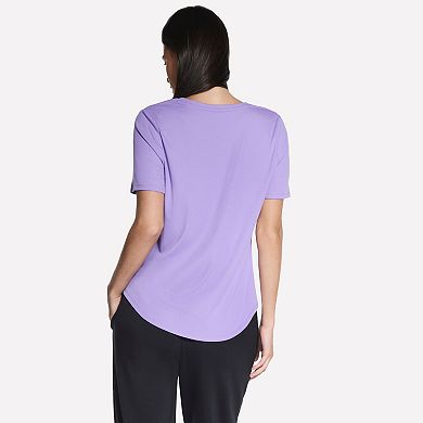 Women's Skechers® GO WALK Luxe Rib T-Shirt