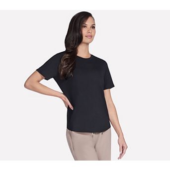 Women's Skechers® GO WALK Luxe Rib T-Shirt