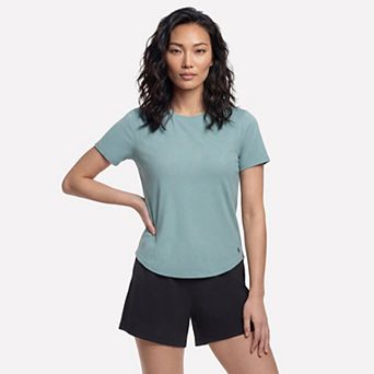 Women's Skechers® GO WALK Luxe Rib T-Shirt