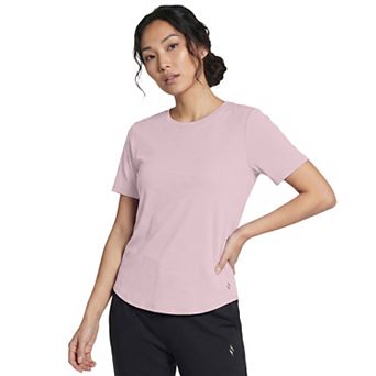 Women's Skechers® GO WALK Luxe Rib T-Shirt