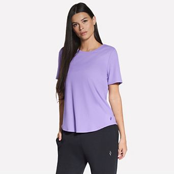 Women's Skechers® GO WALK Luxe Rib T-Shirt