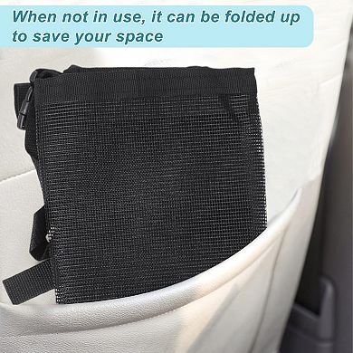 1 pcs Dog Car Net Barrier, with Adjustable Rope and Hook, Pet Barrier Backseat Dog Car Net