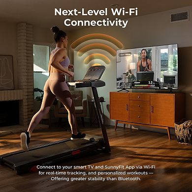 Sunny Health & Fitness Active 300 Smart Incline Treadmill