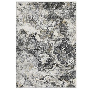 Garvee Machine Washable Abstract Area Rug Non Slip Stain Resistant Carpet for Bedroom