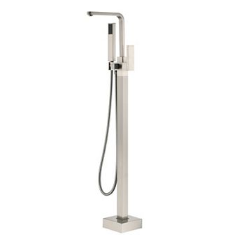 1-Handle Freestanding Tub Faucet with Handheld Shower Head